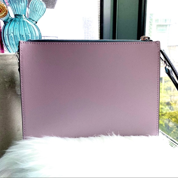 Kate Spade Cameron Lavender & Navy Blue Crossbody - Picture 2 of 7